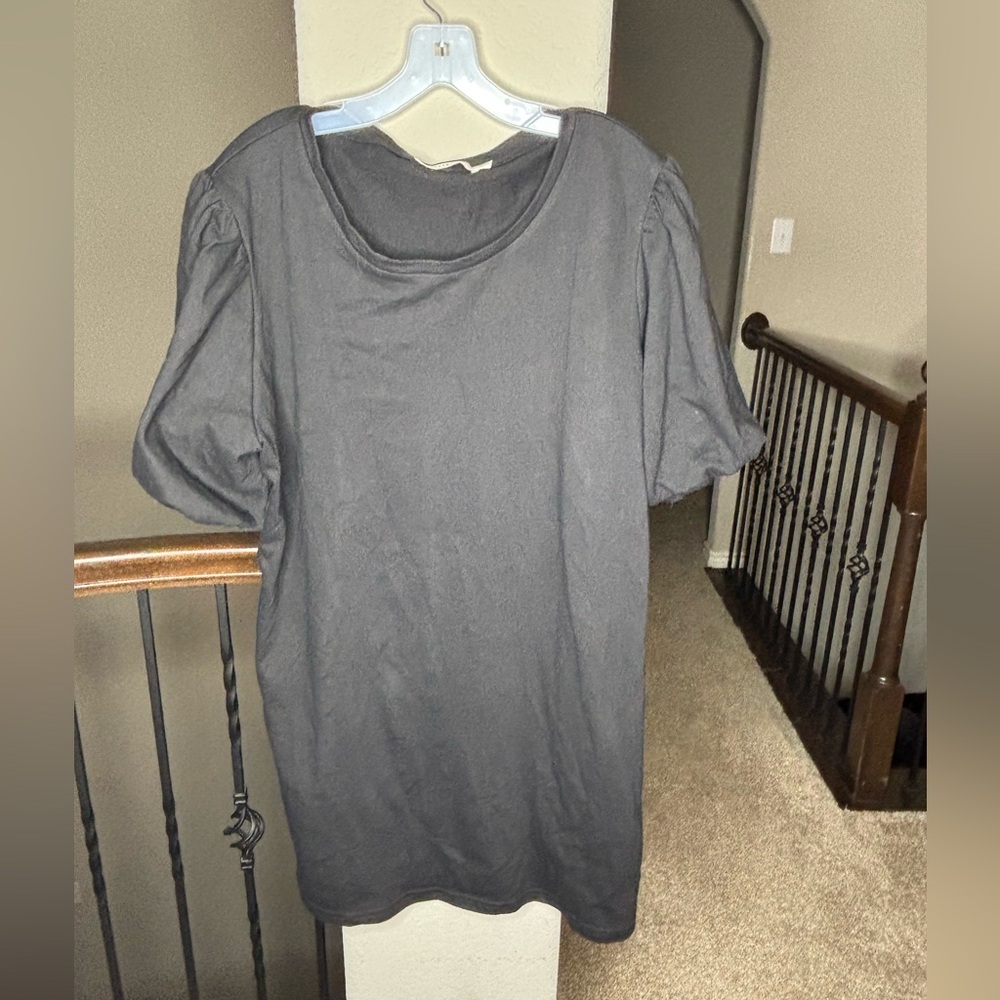 Ellison Women Black Dress with Puff Sleeves Size XXXL Style #RD2958 Avara